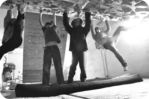 Home woodie. Home climbing wall. Home climbing gym. Parete arrampicata.